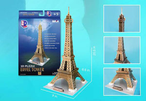 Eiffel Tower Paris & France 3D Puzzle By Daron Worldwide Trading