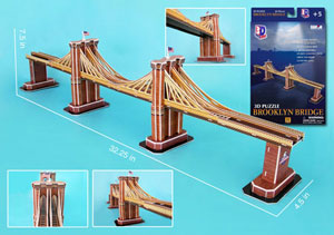 Brooklyn Bridge New York 3D Puzzle By Daron Worldwide Trading