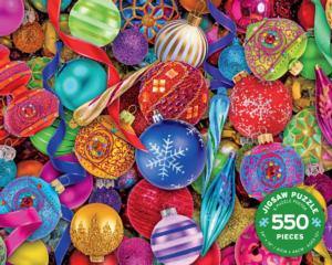 Christmas Ornaments Collage Jigsaw Puzzle By Ceaco