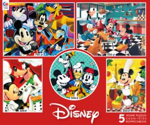 Disney Classics 5 in 1 Multipack Set 2 Mickey & Friends Multi-Pack By Ceaco
