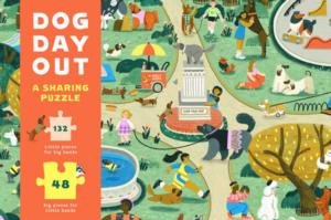 Dog Day Out! Sharing Puzzle Cartoon Family Pieces By Laurence King