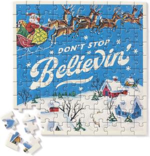 Don't Stop Believin' Mini Shaped Puzzle