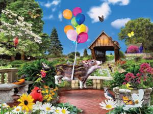 Flying Lessons - Scratch and Dent Humor Jigsaw Puzzle By Karmin International