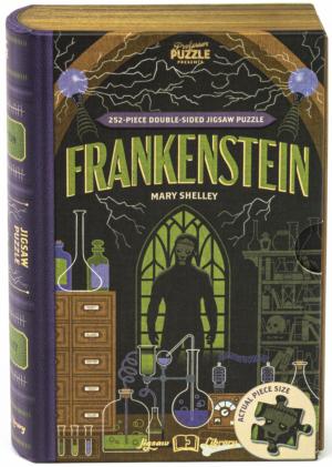 Frankenstein Double Sided Puzzle Pop Culture Cartoon Double Sided Puzzle By Professor Puzzle