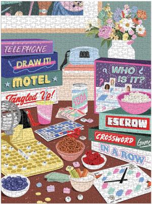 Game Night - Scratch and Dent Game & Toy Jigsaw Puzzle By Galison