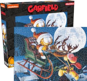Garfield Christmas Pop Culture Cartoon Jigsaw Puzzle By Aquarius