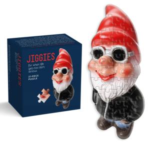 Gnome Jiggie Mini Puzzle Game & Toy Miniature Puzzle By Gibbs Smith