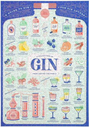 Gin Lover's Drinks & Adult Beverage Tin Packaging By Ridley's Games