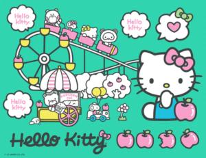 Hello Kitty Theme Park Children's Cartoon Jigsaw Puzzle By RoseArt