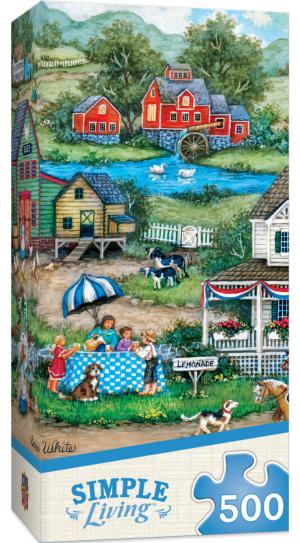 Ice Cold Lemonade Folk Art Jigsaw Puzzle By MasterPieces