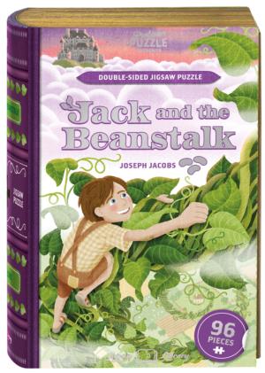Jack and the Beanstalk Double Sided Puzzle Pop Culture Cartoon Double Sided Puzzle By Professor Puzzle