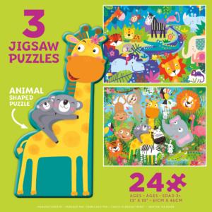 Jungle Jungle Animals Children's Puzzles By Ceaco