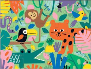 Jungle Can you Spot? Puzzle Children's Cartoon Children's Puzzles By Mudpuppy