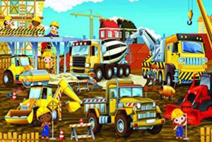 Let's Build Children's Floor Puzzle - Scratch and Dent Children's Cartoon Children's Puzzles By Karmin International