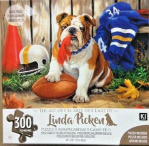 Possession of the Dog - Bulldog by Linda Picken Sports Large Piece By Karmin International