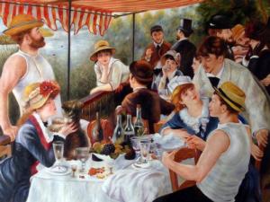Luncheon of the Boating Party by Auguste Renoir Food and Drink Jigsaw Puzzle By Kodak