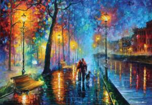 Melody of the Night by Leonid Afremov Contemporary & Modern Art Jigsaw Puzzle By Anatolian