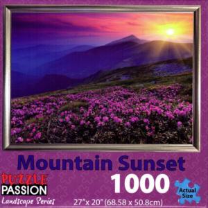 Mountain Sunset Sunrise & Sunset Jigsaw Puzzle By Puzzle Passion