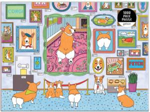 Museum of the Corgi Contemporary & Modern Art Jigsaw Puzzle By Galison