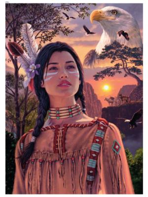 Mystic Dreams Storytelling Cultural Art Jigsaw Puzzle By Ceaco