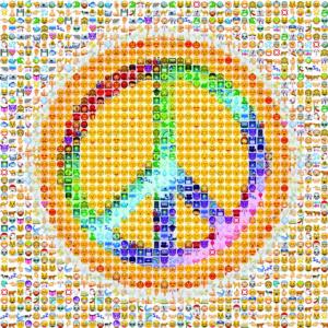 Peace (Emoji) Rainbow & Gradient Large Piece By Ceaco