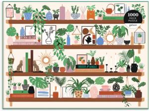 Plant Shelfie Books & Reading Jigsaw Puzzle By Galison