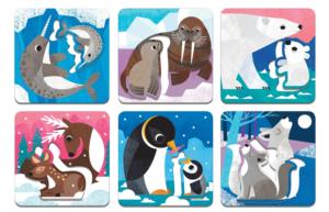 Polar Babies I Love You Multipack Children's Cartoon Shaped Pieces By Mudpuppy