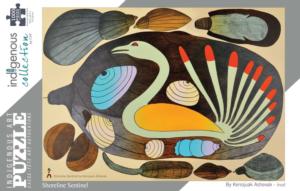 Shoreline Sentinel Cultural Art Jigsaw Puzzle By Indigenous Collection