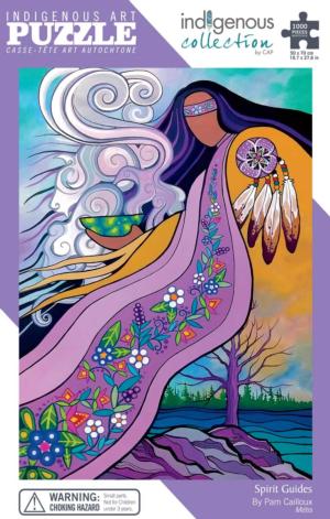 Spirit Guides Cultural Art Jigsaw Puzzle By Indigenous Collection