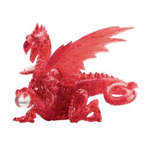 Red Dragon Deluxe 3D Crystal Puzzle Dragon Crystal Puzzle By Bepuzzled
