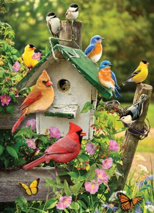 Summer Birdhouse Garden Jigsaw Puzzle By Cobble Hill