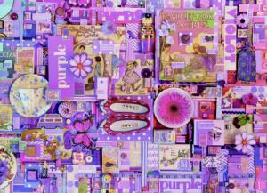 Purple Monochromatic Jigsaw Puzzle By Cobble Hill