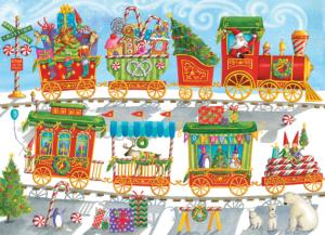 Christmas Train Christmas Family Pieces By Cobble Hill