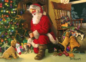 Santa's Lucky Stocking - Scratch and Dent Christmas Family Pieces By Cobble Hill