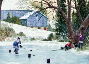 Hockey Drills Winter Jigsaw Puzzle By Cobble Hill