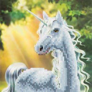 Sunshine Unicorn Crystal Art Card Kit - Scratch and Dent By Crystal Art