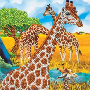 Gentle Giraffe Crystal Art Card Kit By Crystal Art