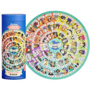 Inspirational Women History Round Jigsaw Puzzle By Ridley's Games