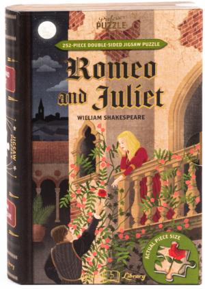 Romeo and Juliet Double Sided Puzzle Pop Culture Cartoon Double Sided Puzzle By Professor Puzzle