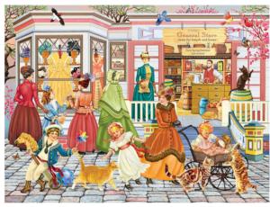 Spring Fashions from Paris by Rosiland Soloman Shopping Jigsaw Puzzle By Karmin International