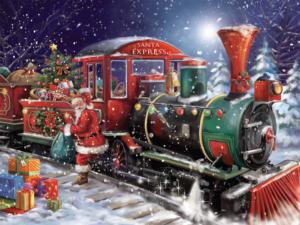 Santa Express Christmas Jigsaw Puzzle By Heritage Puzzles