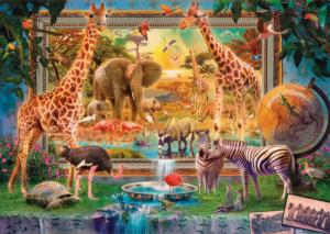 Savana Coming To Life Safari Animals Jigsaw Puzzle By Educa