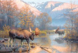 Showdown at the Oxbow Landscape Jigsaw Puzzle By Surelox