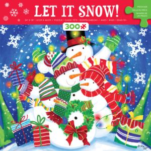 Snowman Family Christmas Jigsaw Puzzle By Ceaco