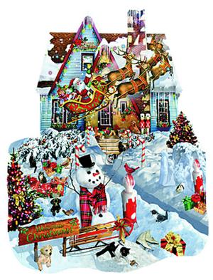Christmas At Our House Snow Jigsaw Puzzle By SunsOut