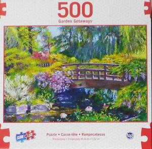 Spring Bridge Flower & Garden Jigsaw Puzzle By Surelox