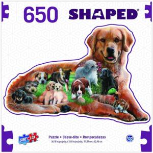 Pups Shaped Puzzle Collage Jigsaw Puzzle By Surelox