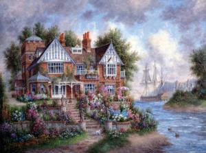 The Bearister's Mansion - Scratch and Dent Cabin & Cottage Jigsaw Puzzle By Karmin International
