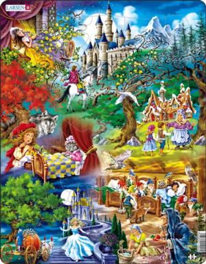 The Brothers Grimm's Fairy Tales Children's Cartoon Children's Puzzles By Larsen Puzzles