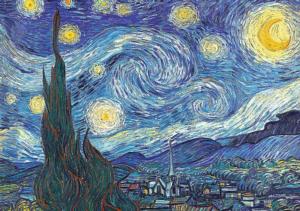 The Starry Night Landscape Jigsaw Puzzle By Trefl